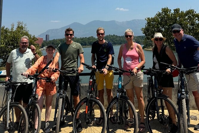 Tirana Mural Bike Tour: Street Art, Culture & Photography Stops - FAB Art Gallery and the upside-down bunker moment