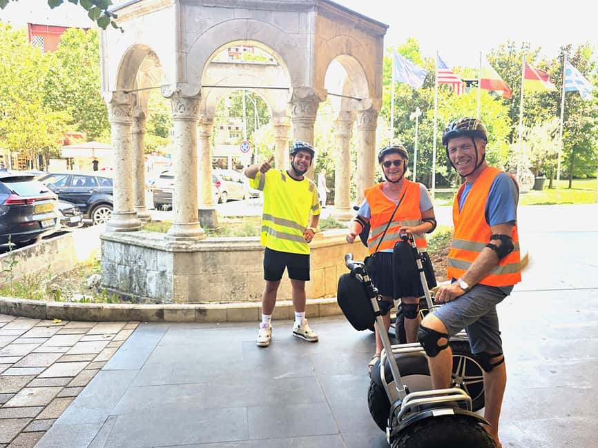 Tirana: Segway Tour with Street Art and Bunkers - Getting Rolling at Skanderbeg Square Near Et’hem Bey Mosque