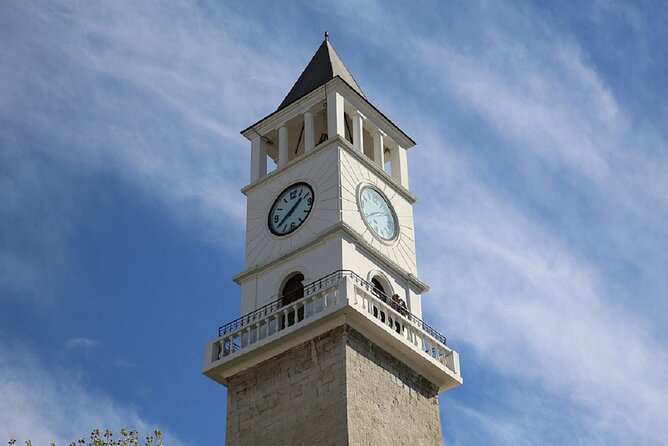 Tirana Sightseeing Walking Tour - Clock Tower Stop from Outside: Photos, Timing, and Context