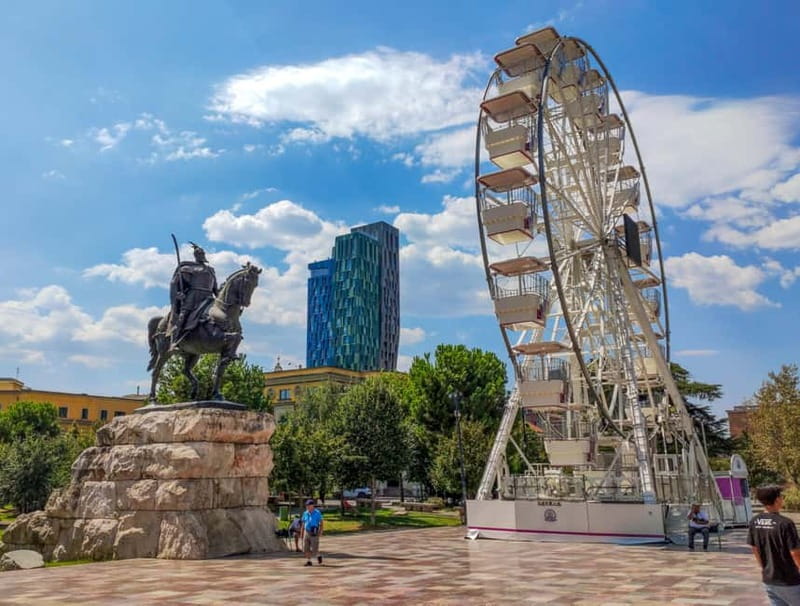 "Tirana to Albania: Tracing a Historical Path Tour" - Mother Teresa Square, Polytechnic University, and the mix of influences