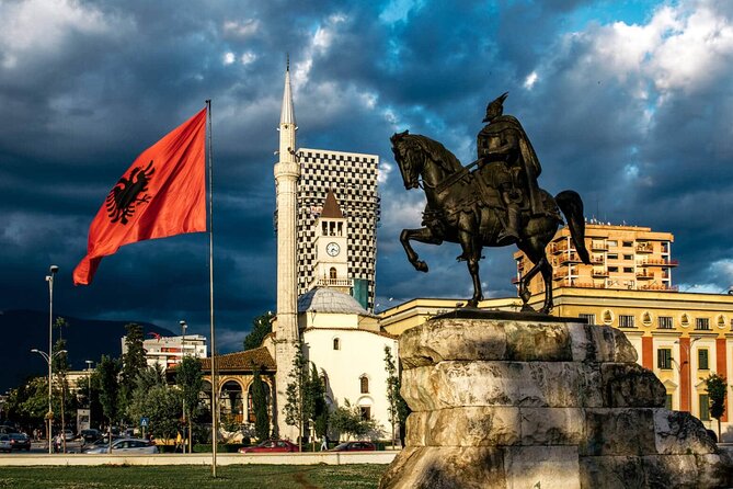 TIRANA Walking Tour: Discover the ever-changing capital city - Skanderbeg Square: Tirana’s big-name landmarks and 20th-century layers