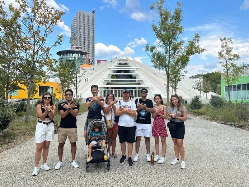 Tirana: Walking Tour through Attractions of Historic Center - House of Leaves Museum, Pyramid of Tirana, and the Weird-Smart Side of the City