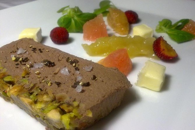 Traditional Albanian and Mediterranean Dinner - Dessert is Qumeshtor, rustic Albanian flan