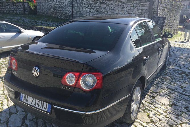 Transfer Albania - Private Airport Shuttle - Meet-and-greet details: name sign, flight info, and WhatsApp
