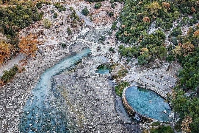 Visit Benje Thermal Baths & Kelcyra Waterfall & Langarica Canyon - Kelcyre Gorge and Rrepet e Këlcyrës Waterfall: The Short 30-Minute Target