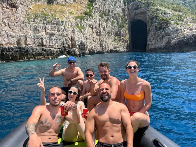 Vlora: Blue Cave and Grama Bay Full-Day Speedboat Tour - Haxhi Ali Cave: Albania’s most famous sea cave stop