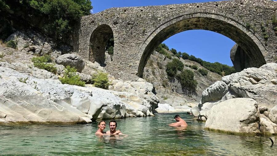Vlorë: Brataj Bridge , Nivica Canyon & Peshtura Waterfall - Brataj Bridge: the scenic centerpiece, plus a real chance to cool off
