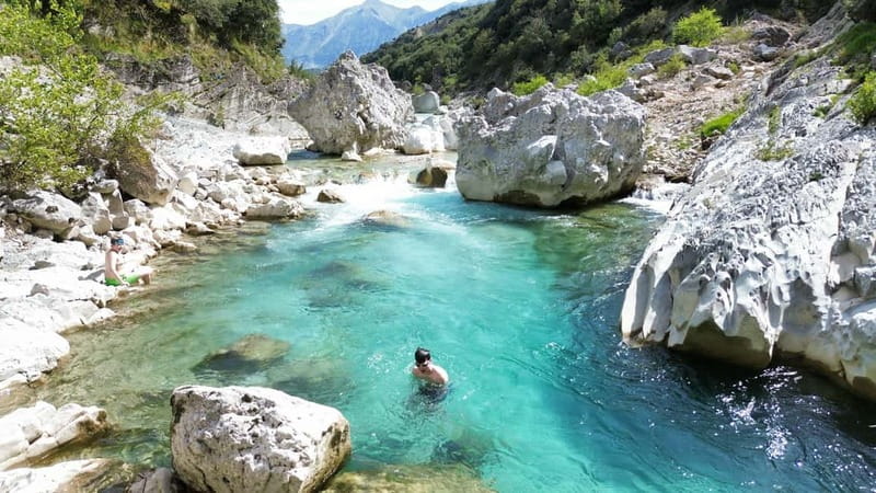 Vlorë: Brataj Bridge , Nivica Canyon & Peshtura Waterfall - What the day feels like in real life: fitness, shoes, and heights anxiety