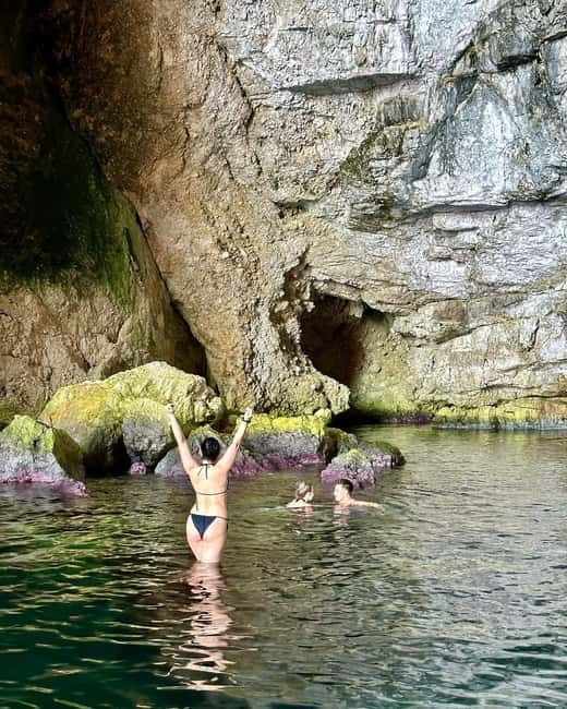 Vlore: Dafina Cave & Haxhi Ali Cave Speedboat Guided Tour - Haxhi Ali Cave: 20 Minutes Inside a Color-Filled Underwater World