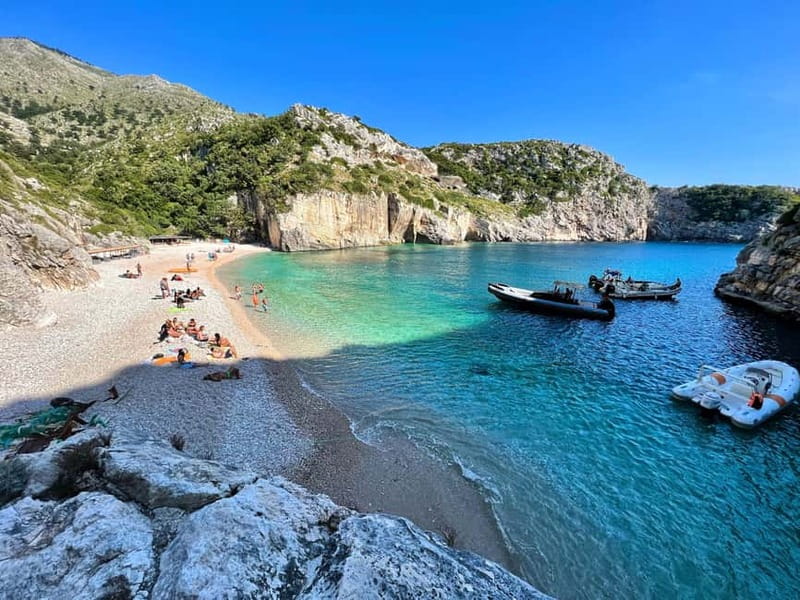 Vlore: Grama Bay & Karaburun Caves 8-Hour Speedboat Tour - Brisan Bay and Skafistave Canyon: Quiet Coastline and Underwater Exploring