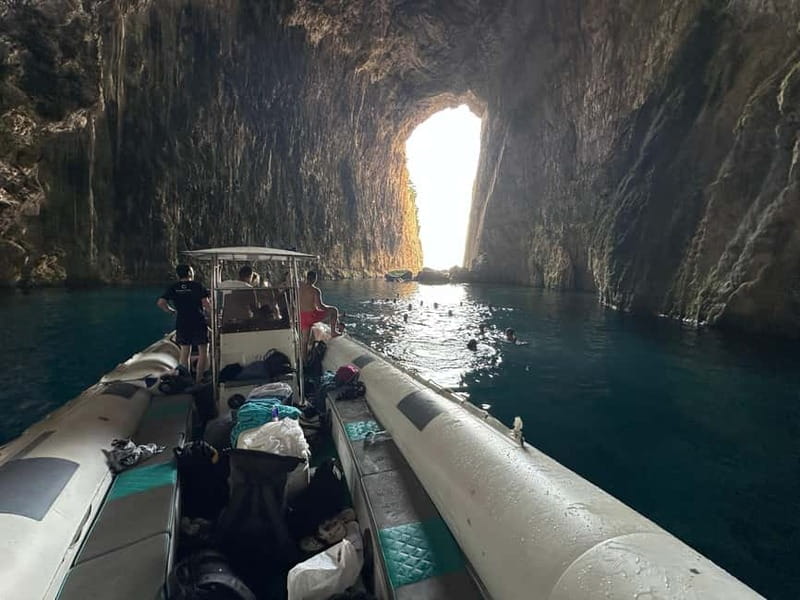 Vlorë: Haxhi Ali Cave, and Karaburun Boat Tour - The Karaburun Peninsula Beach Stop: Swimming, Walking, and Time to Breathe