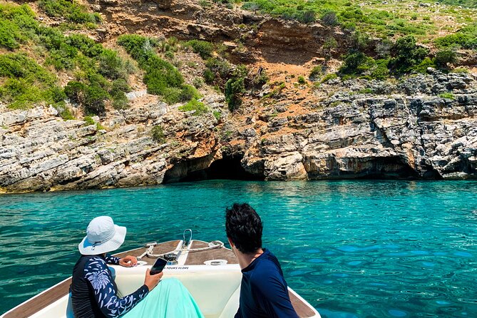 Vlore Private Boat Tour Blue Cave & Grama Bay Adventure - On board: drinks, snacks, and what inclusion really means