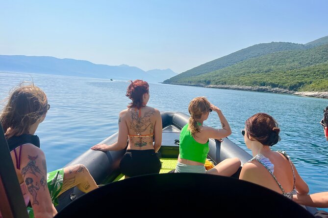 Vlore Private Boat Tour to Haxhi Ali Cave & Karaburun Beach - St. Vasil beach on Karaburun Peninsula: pebble water, 1 hour 30 minutes, and snorkeling-ready vibes