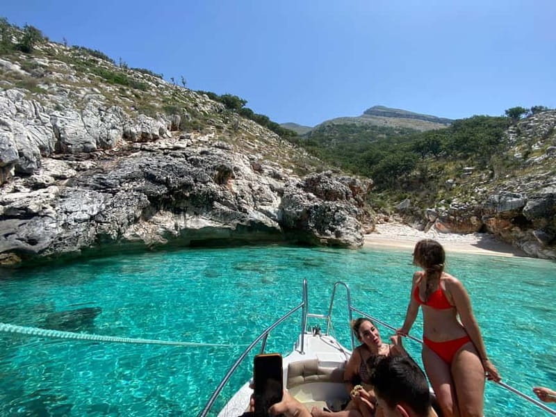 Vlorë: Private Speedboat to Haxhi Ali Cave & Karaburun - Finding Porti i Peshkimit (Triport) and meeting the crew