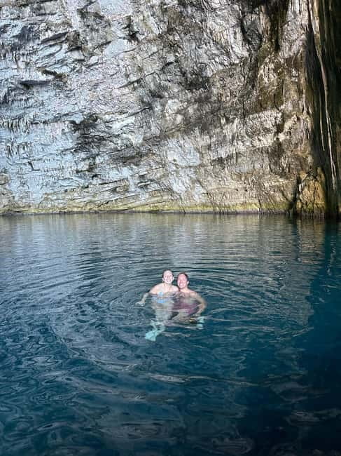 Vlorë: Sazan Island & Haxhi Ali Cave Speedboat Experience - Saint Theodore’s Bay: one more swim stop, plus a short walk