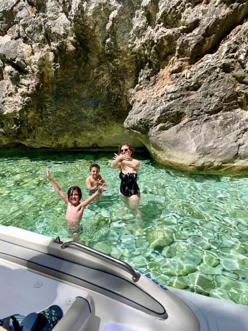 Vlore: Secret Blue Gem Cave and Grama Bay Tour by Speed Boat - A speedboat day on the Karaburun Peninsula, not a lecture