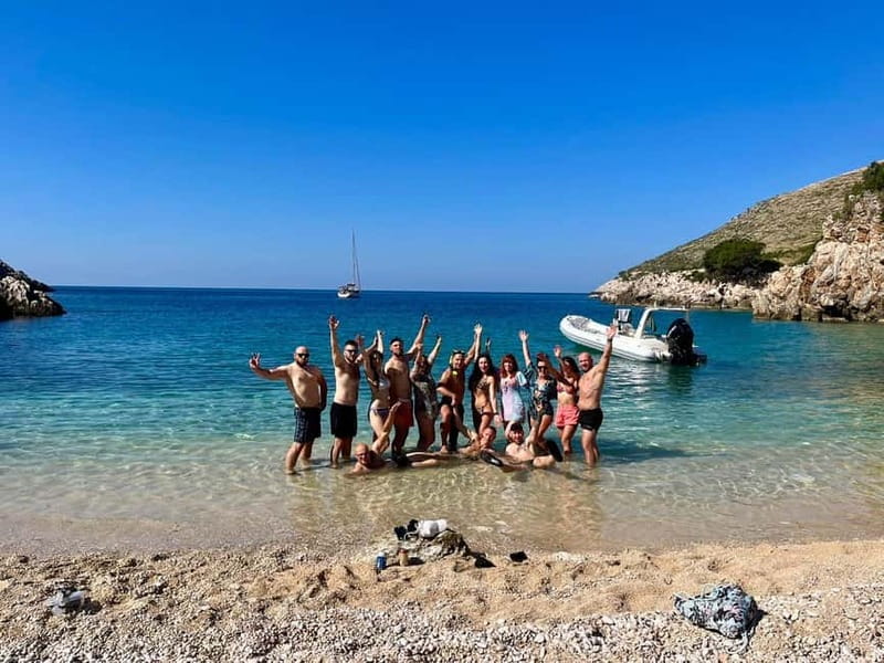 Vlore: Secret Blue Gem Cave and Grama Bay Tour by Speed Boat - Hitting the water: meeting, timing, and what the day feels like