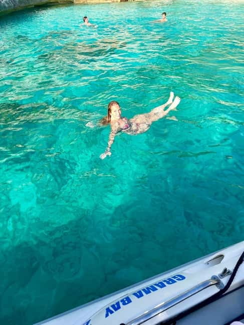 Vlore: Secret Blue Gem Cave and Grama Bay Tour by Speed Boat - Englishman Bay and the short hill walk viewpoint