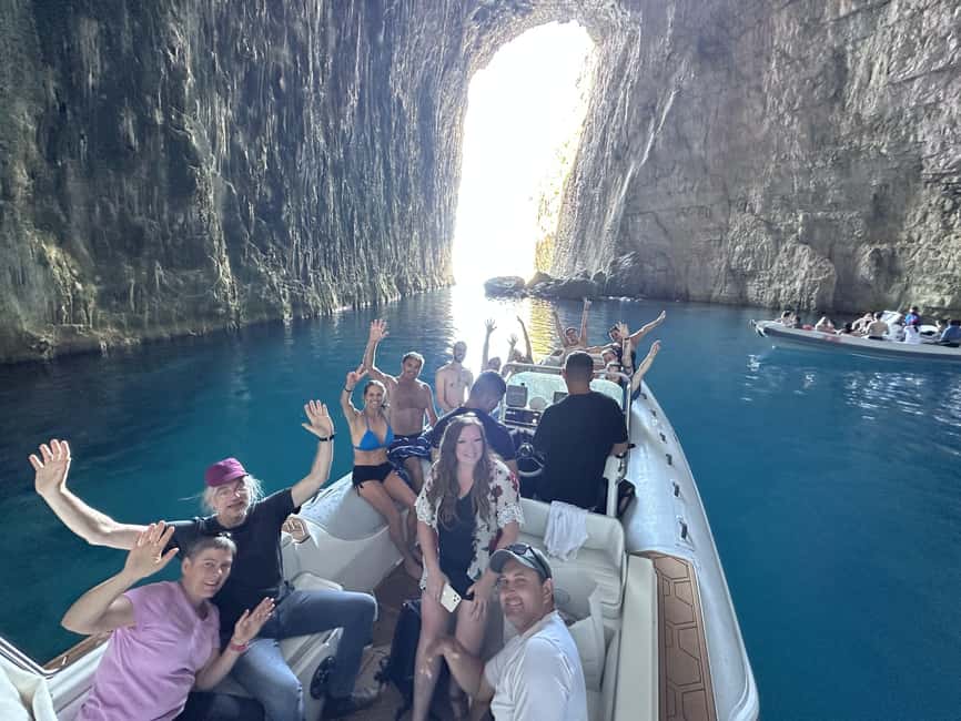 Vlore: Speedboat Adventure Sazan Island & Haxhi Ali Cave - Group size and comfort: expect close quarters on the boat