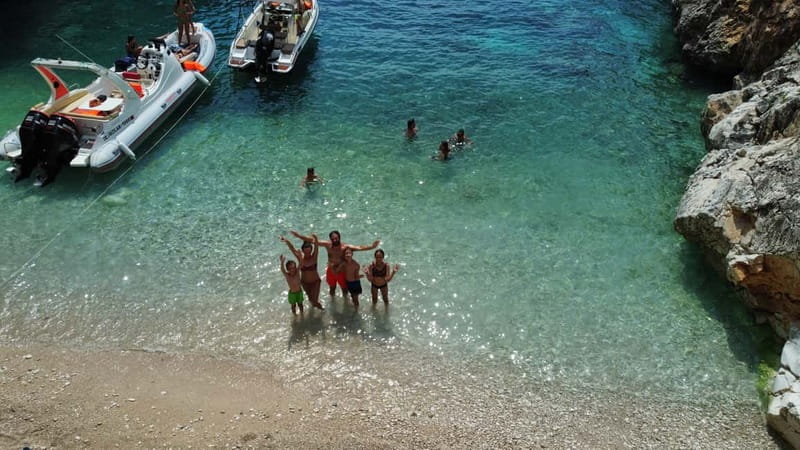 Vlorë: Speedboat Trip to Grama Bay w/ Snorkeling & Swimming - Dafina Bay and Dafina Cave: the “virgin bay” vibe you came for