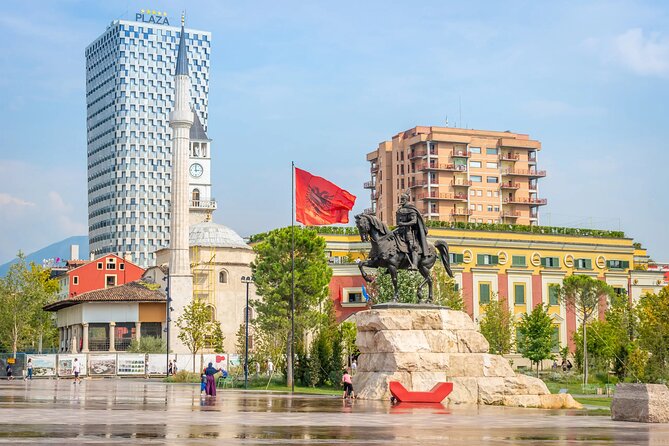 Walking Tour Historic Jewels in Tirana - Stop 4: Enver Hoxha Pyramid, 190 steps for a different city angle