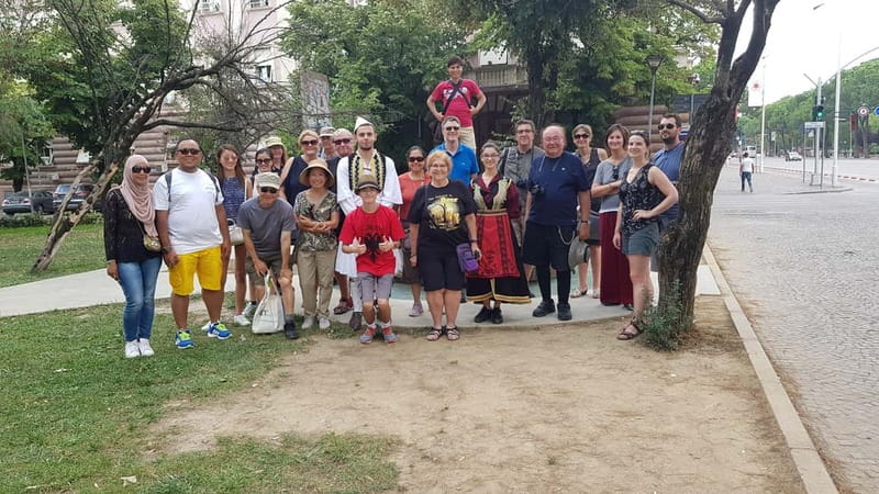 Walking Tour of Tirana - Skanderbeg Square, the center of the story