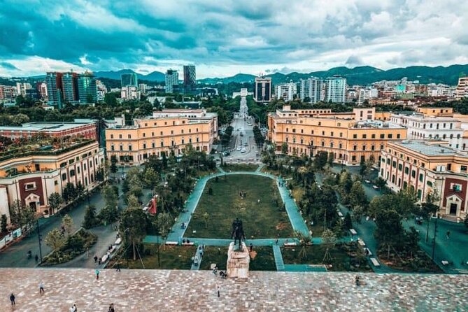 Walking tour of Tirana; History & Culture - Tirana Castle and the pedestrian center stretch, modern life on old footing