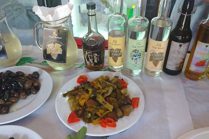 Wine and Raki tasting tour - ISAK canteen: where wine and raki start as plants