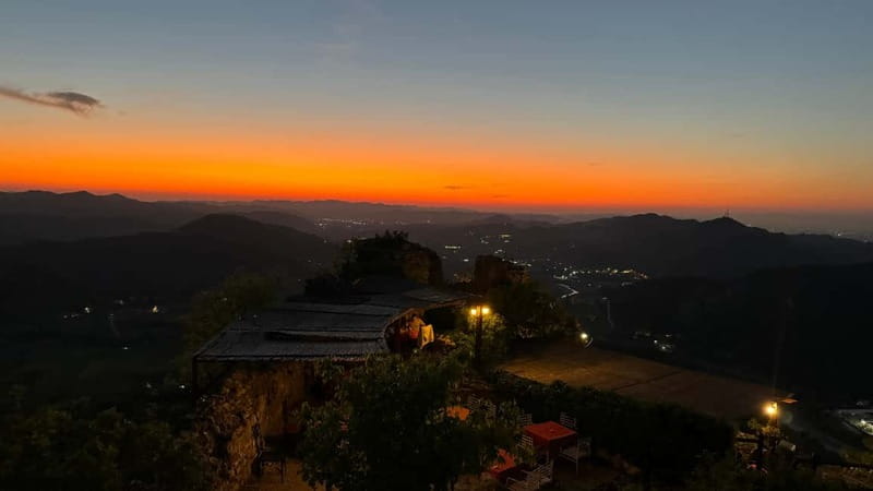 Wonderful Sunset and Dinner in the Castel Of Petrela - Getting your bearings: where the van ride fits into the 4-hour plan